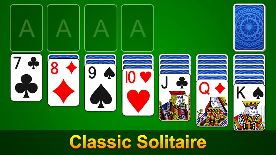 Solitaire - Classic Card Game (Солитер)  [МОД Все открыто] Screenshot 1