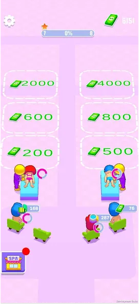 IDLE Spa Salon - 3D Arcade (Айдл Спа Салон)  [МОД Unlimited Money] Screenshot 4