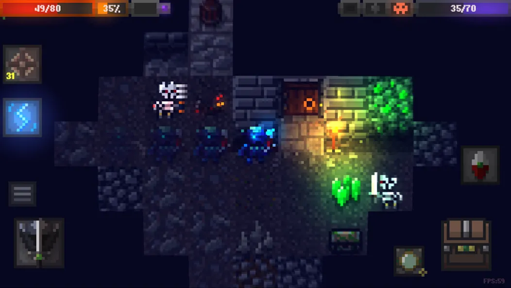 Caves (Roguelike) (Кэйвс)  [МОД Mega Pack] Screenshot 1