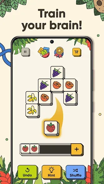 3 Tiles - Tile Matching Games (Тайлс)  [МОД Unlimited Money] Screenshot 2