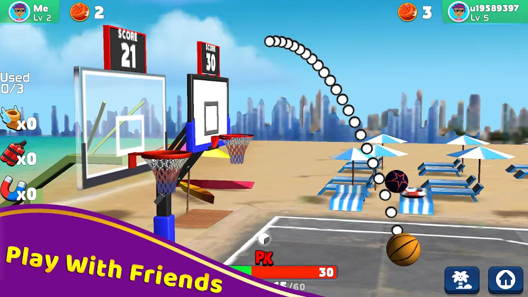 Shoot Challenge Basketball (Шут Челлендж Баскетбол)  [МОД Unlocked] Screenshot 5