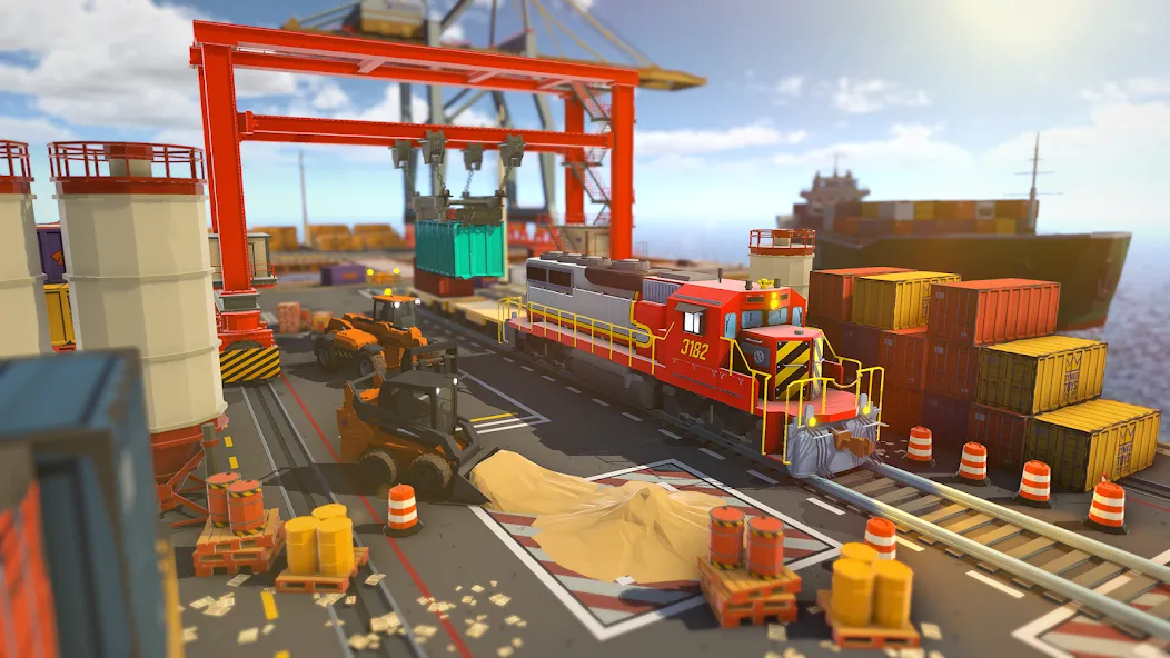 Transport Tycoon Empire: City (Транспорт Тайкун Империя)  [МОД Unlocked] Screenshot 4