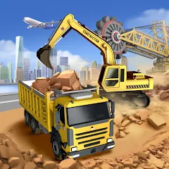 Взломанная Transport Tycoon Empire: City (Транспорт Тайкун Империя)  [МОД Unlocked] - полная версия apk на Андроид