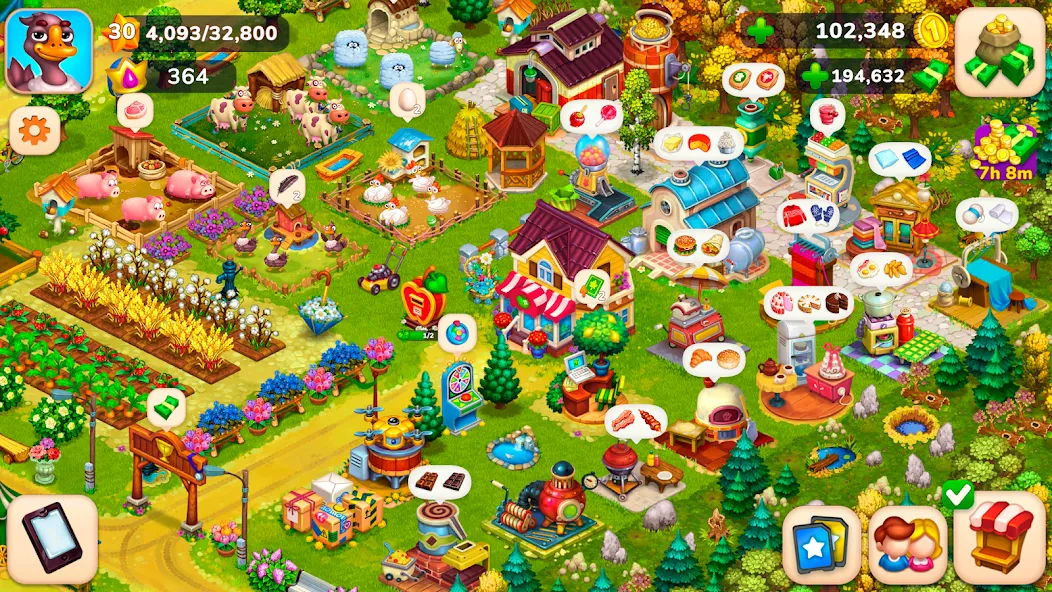 Farmington – Farm game (Фармингтон)  [МОД Unlimited Money] Screenshot 1