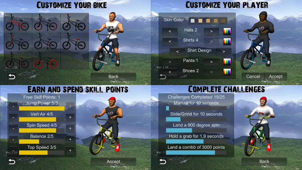 BMX Freestyle Extreme 3D (Фристайл Экстрим 3D)  [МОД Unlocked] Screenshot 5