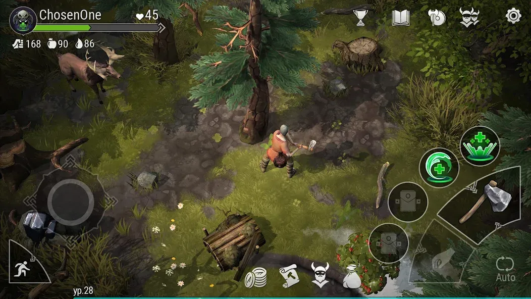 Frostborn: Action RPG (Фростборн)  [МОД Бесконечные монеты] Screenshot 1