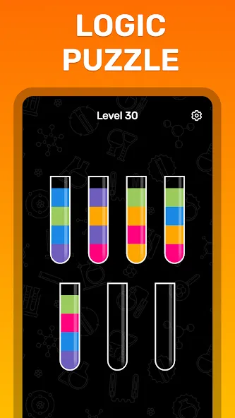 Water Sort Puzzle Color Game  [МОД Бесконечные деньги] Screenshot 4