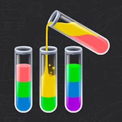 Взломанная Water Sort Puzzle - Sort Color  [МОД Menu] - стабильная версия apk на Андроид